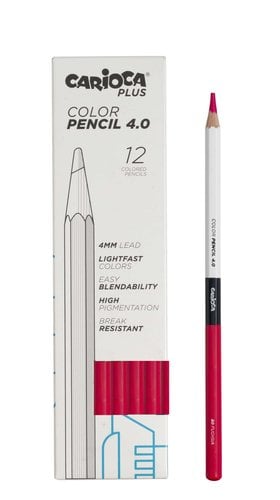 LAPICES COLOR CARIOCA PLUS CAJA 12 FUCSI