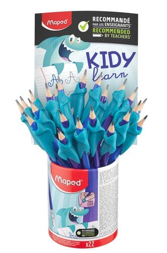 LAPIZ MAPED PLAST-HB + 1 GRIP BOTE de 2