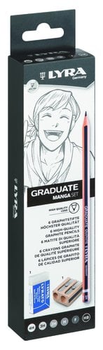 LAPIZ LYRA GRADUATE GRAPHITE MANGA SET 8