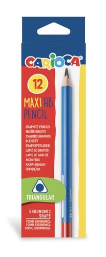 LAPIZ CARIOCA MAXI TRIANGUL.-HB CAJA de