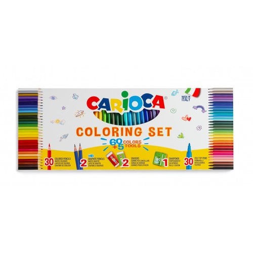 SET CARIOCA COLORING 65 PZAS.