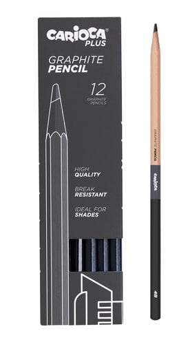 LAPICES GRAFITO CARIOCA PLUS 4B C/12