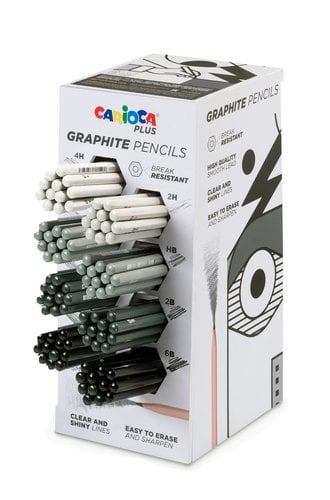 LAPICES GRAFITO CARIOCA PLUS EXP.96