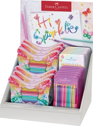 LAPICES COLOR FABER SPARKLE EXP.18