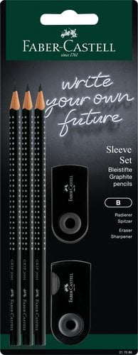 LAPIZ FABER GRIP - B SET SLEEVE