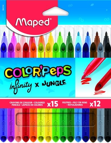 LAPICES COLOR MAPED INFINITY PACK 15
