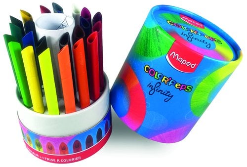 LAPICES COLOR MAPED INFINITY BOTE 24