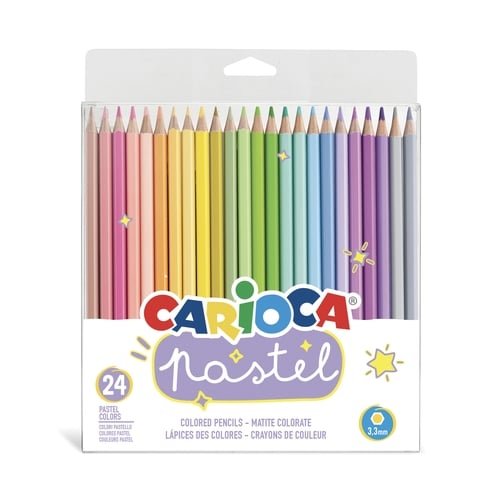 LAPICES COLOR CARIOCA PASTEL EST. 24