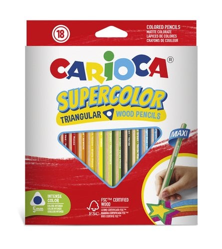 LAPICES COLOR CARIOCA TITA TRI. est.18