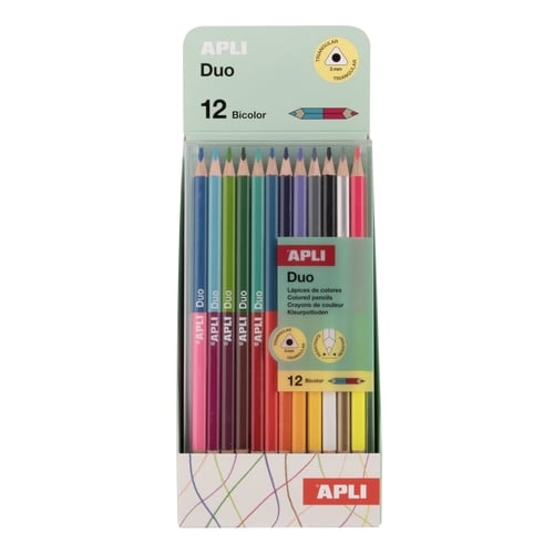 LAPICES COLOR APLI DUO VIVOS C/12 EXP.6