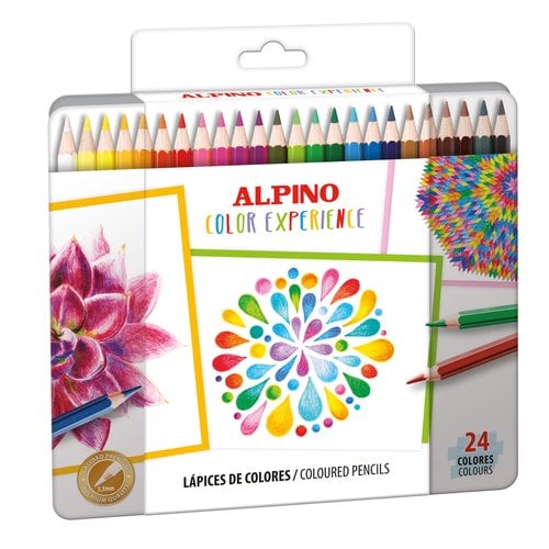 LAPICES COLOR ALPINO EXPERI. est.MET.24