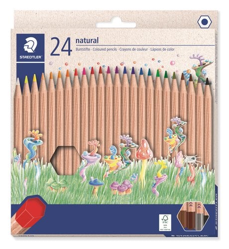 LAPICES COLOR STAEDT.NORIS NAT.143N EST.