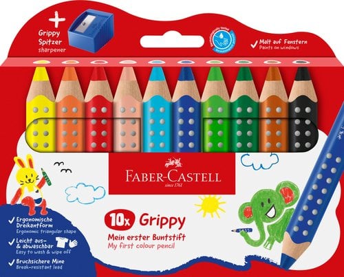 LAPICES COLOR GRIPPY XXL 3 en 1 EST.10 +