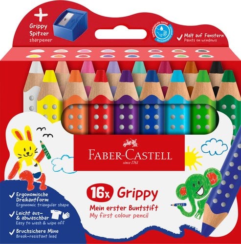 LAPICES COLOR GRIPPY XXL 3 en 1 EST.16 +