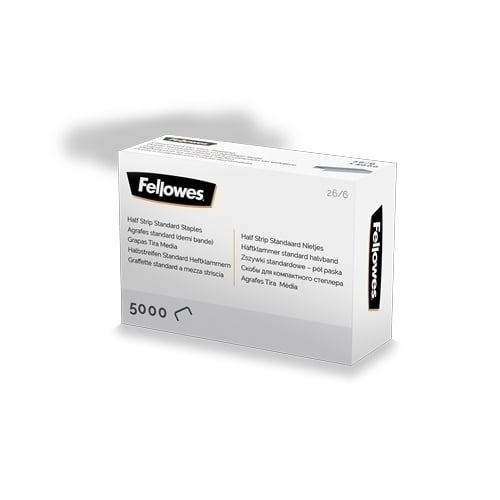 GRAPAS FELLOWES 26/6 TIRA MEDIA C/5000