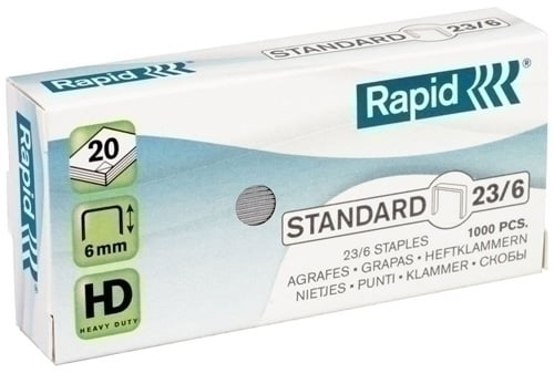 GRAPAS RAPID STANDARD 23/6 GALV.cj.1000