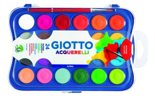 ACUARELAS GIOTTO 30 mm ESTUCHE 24
