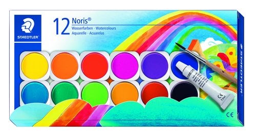 ACUARELAS STAEDTLER NC 12 +BLANCO+pincel