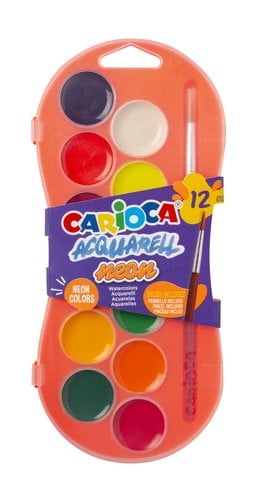 ACUARELAS CARIOCA NEON 30mm E/12