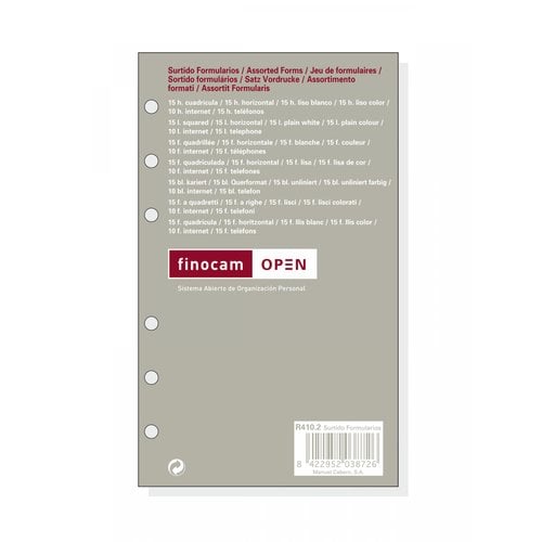 RECAM.AG.F. R410.2 OPEN 400 FORMULARIO