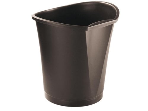 PAPELERA ESSELTE BASKO NEGRA 18 LITROS