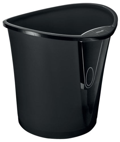 PAPELERA INTEGO BASKO 15 LITROS NEGRO