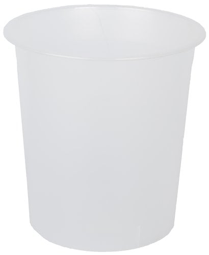 PTRCR PAPELERA PLASTICO CERRADA TRASL.CRISTAL