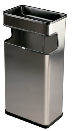 PAPELERA CENICERO METALICA 40 LITROS