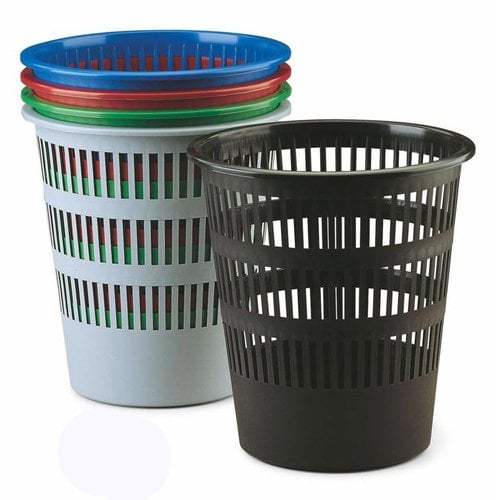 PAPELERA REJILLA FAIBO 12 L VERDE