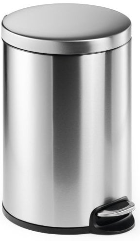PAPELERA DURABLE MET.REDONDA 20 L INOX