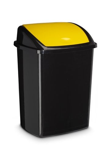 PAPELERA PLASTICO CEP BASC.50L AMARILL