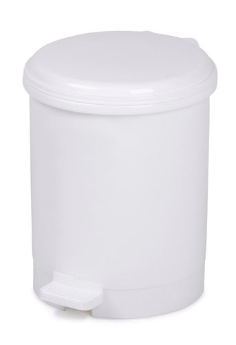 PAPELERA PL. CEP C/TAPA PEDAL 20L BLAN