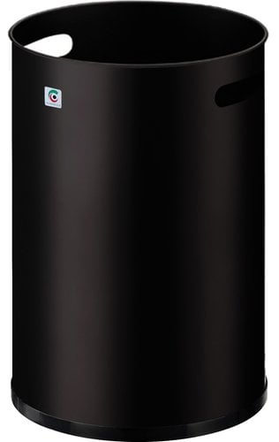 NEGRO PAPELERA CILINDRO METALICA P-21 NG