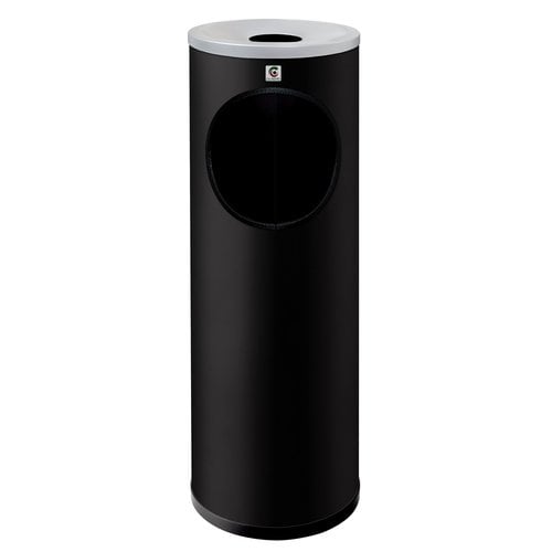 NEGRO PAPEL.CENICERO CILINDRO METAL B-10 NG