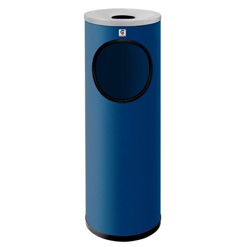 AZUL PAPEL.CENICERO CILINDRO METAL B-10 AZ