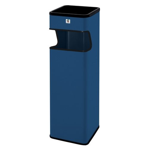 AZUL PAPEL.CENICERO CILINDRO METAL B-33 AZ