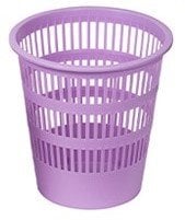 PAPELERA REJILLA FAIBO 12 L PASTEL VIOL.