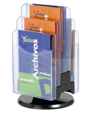 AZ TP SOPORTE VERTICAL GIRATORIO DE 6 BANDEJ