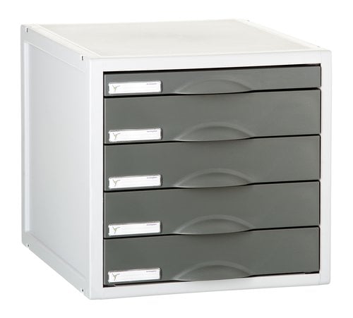 GF MODULO 5 CAJONES GRAFITO