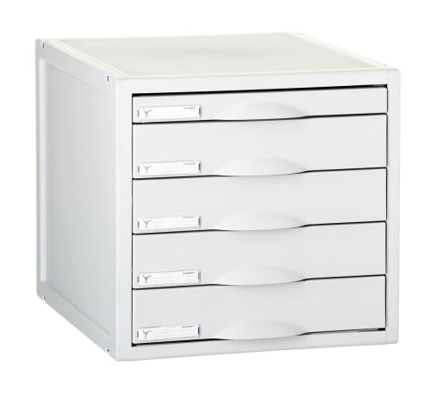 GS MODULO 5 CAJONES GRIS
