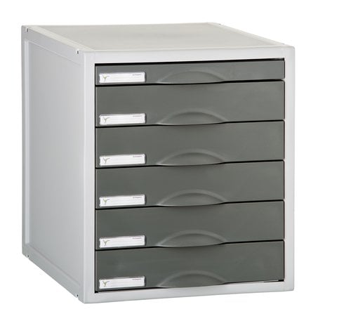 GF MODULO 6 CAJONES GRAFITO