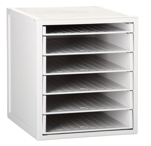 GS MODULO 6 BANDEJAS GRIS