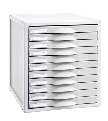 GS MODULO 11 CAJONES GRIS