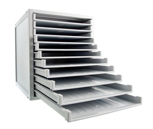 GS MODULO 11 BANDEJAS GRIS