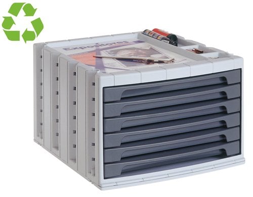 GF MODULO CAJONES A. 2000 6 GRAFITO