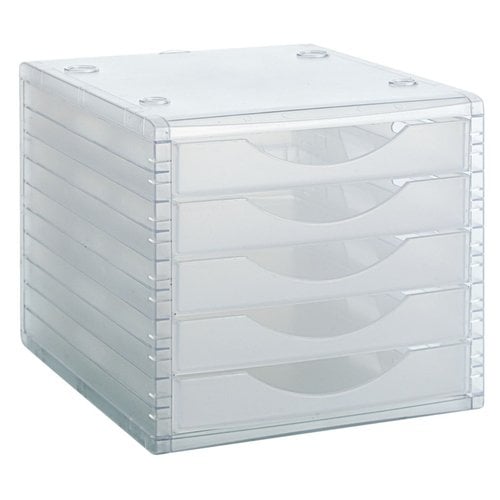 CS TL MODULO 5 CAJONES CRISTAL/CRISTAL