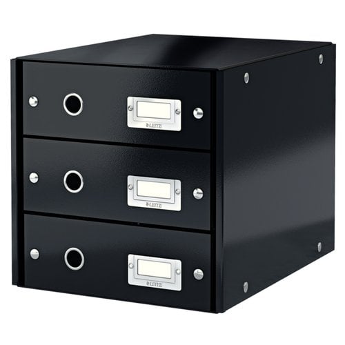 MODULO 3 CAJONES LEITZ NEGRO