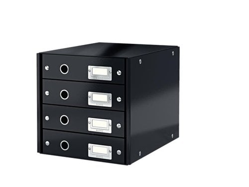 MODULO 4 CAJONES LEITZ NEGRO