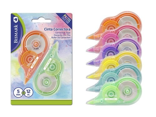 CORRECTOR CINTA BISMARK PASTEL 5x12 m B2