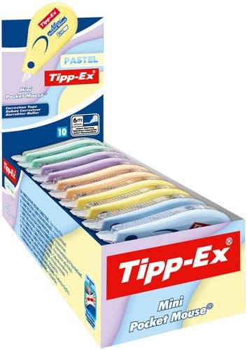 CORR.CINTA TIPPEX MINI POCK.MOUSE PASTEL